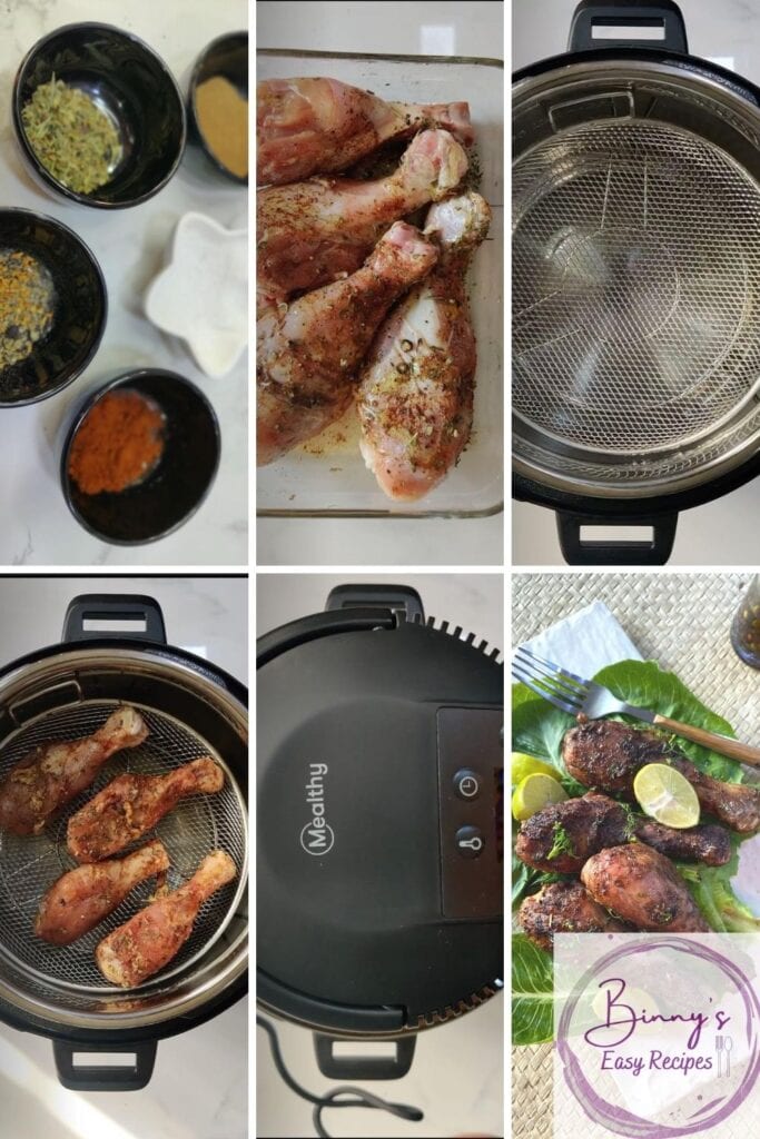 Easy Air Fryer Chicken Drumsticks