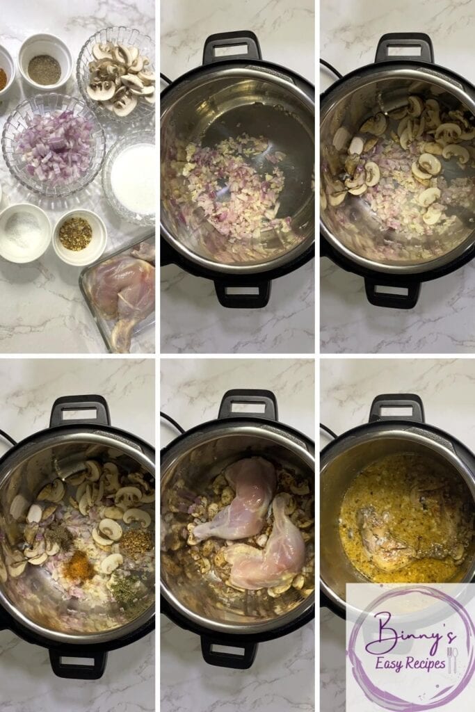 Step By Step Picture Of Instant Pot Chicken Legs
