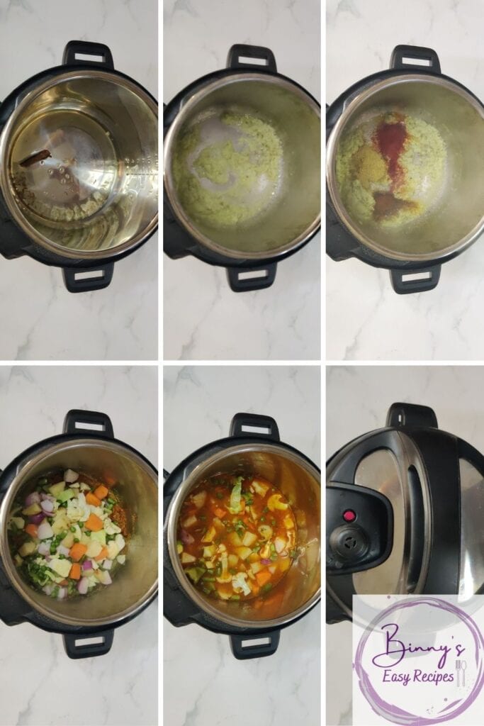  step by step veg curry