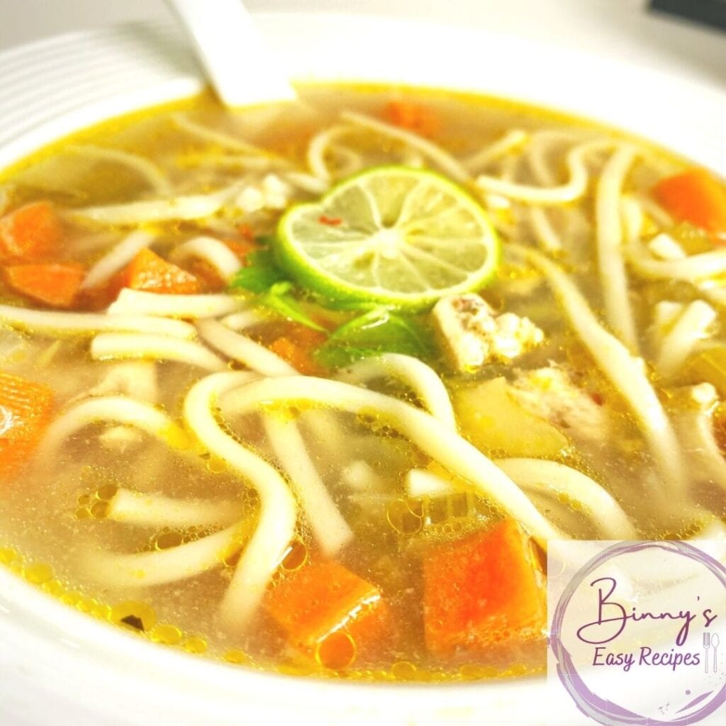 Instant pot chicken noodle soup