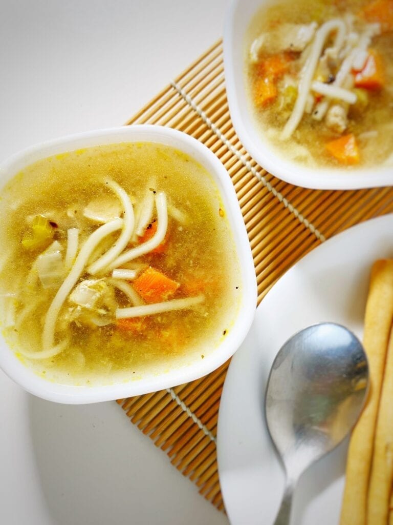 Instant pot chicken noodle soup