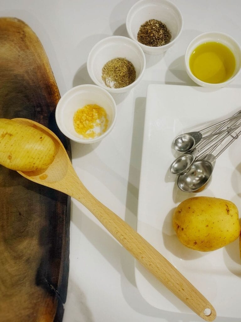 Hasselback Potato Ingredients