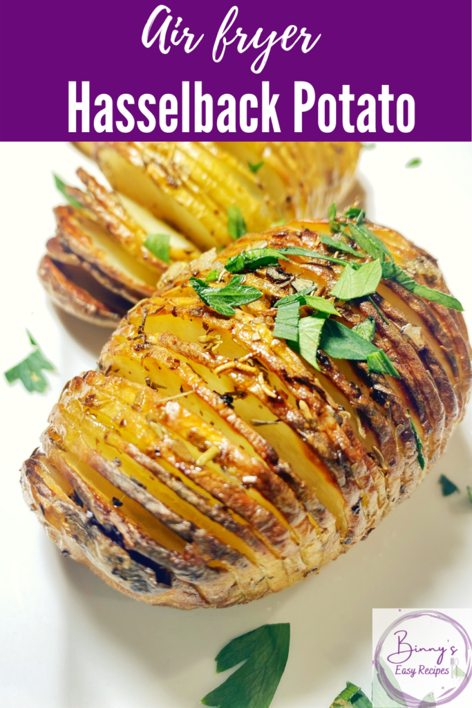 Hasselback potato Air fryer