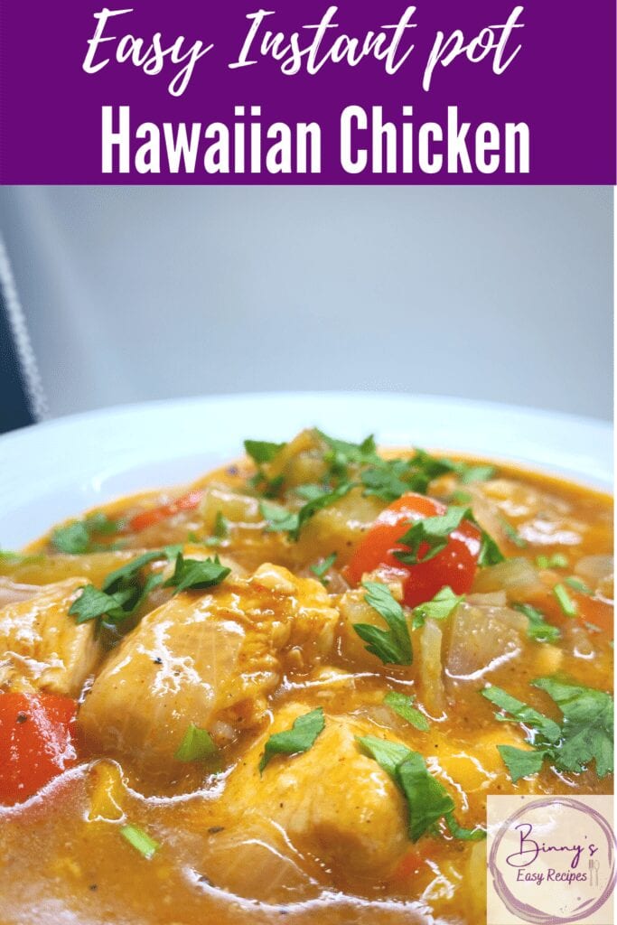 Instant pot Hawaiian Chicken