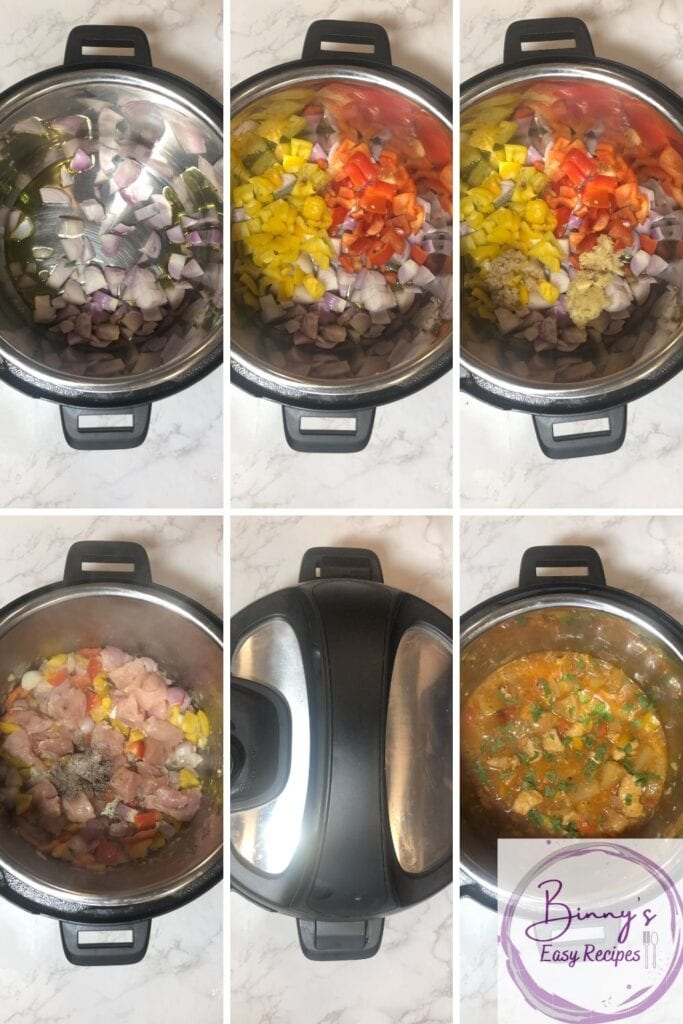 Step by step picture of Hawaiian chicken