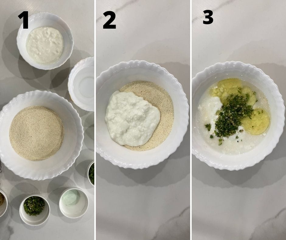 Step By step Of Rava Dhokla