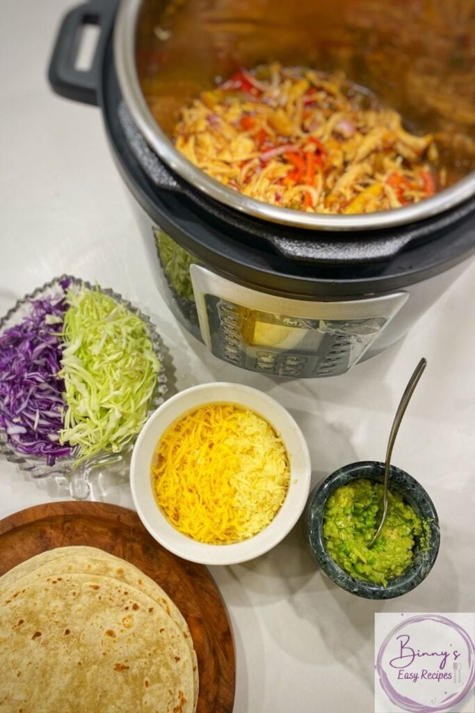 Chicken fajitas In Instant pot