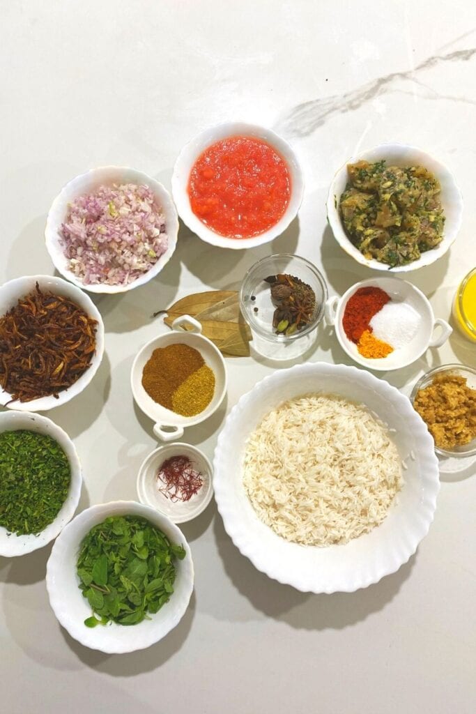 Ingredients Of Instant pot Chicken rice