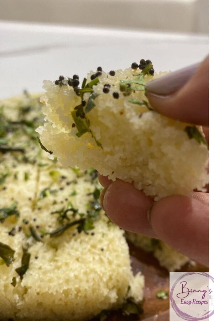 Instant Rava Dhokla