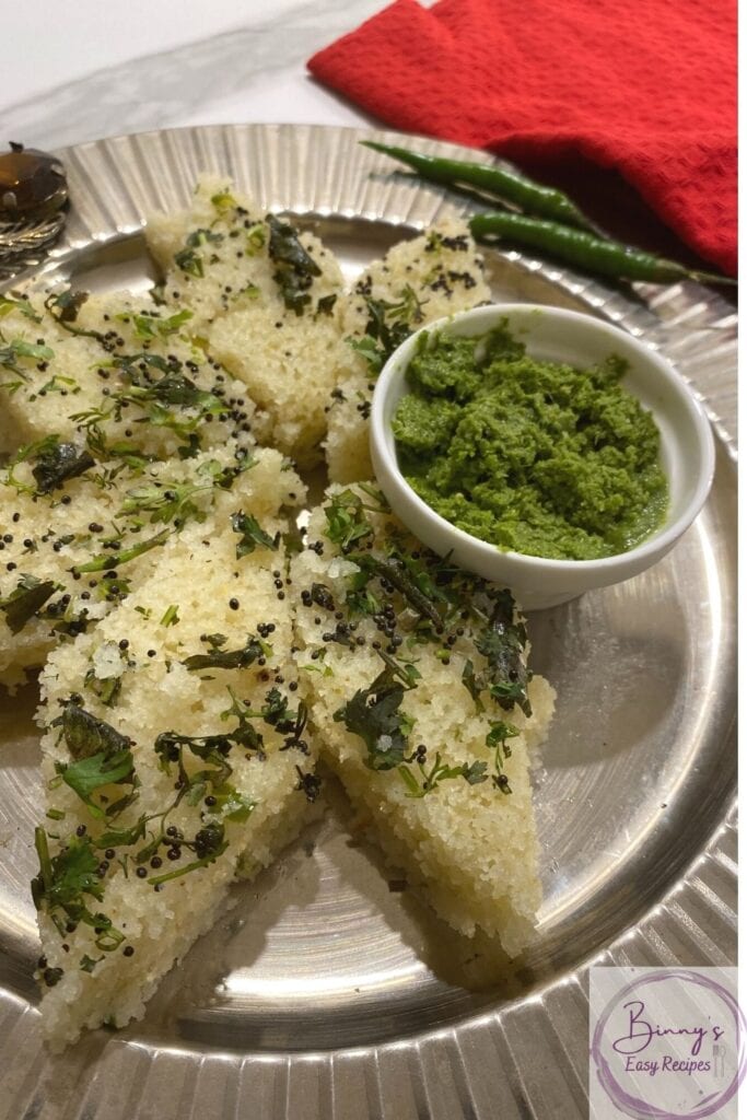 Rava Dhokla/Semolina Dhokla