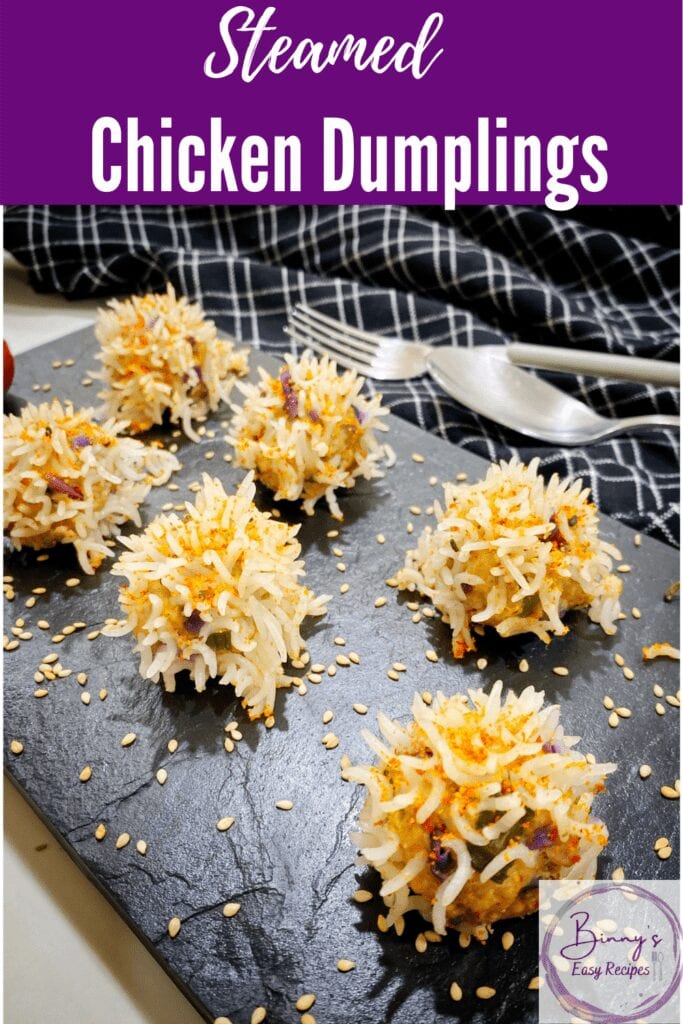 Steamed Chicken Dumplings