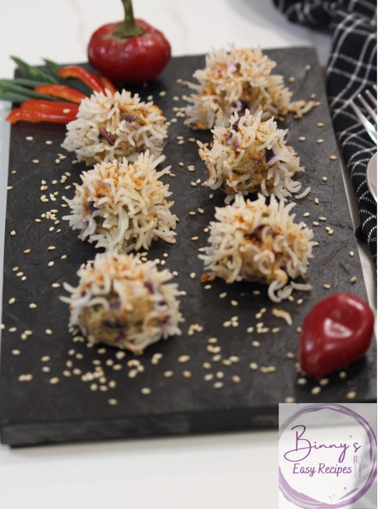 Plated Chicken dumplings
