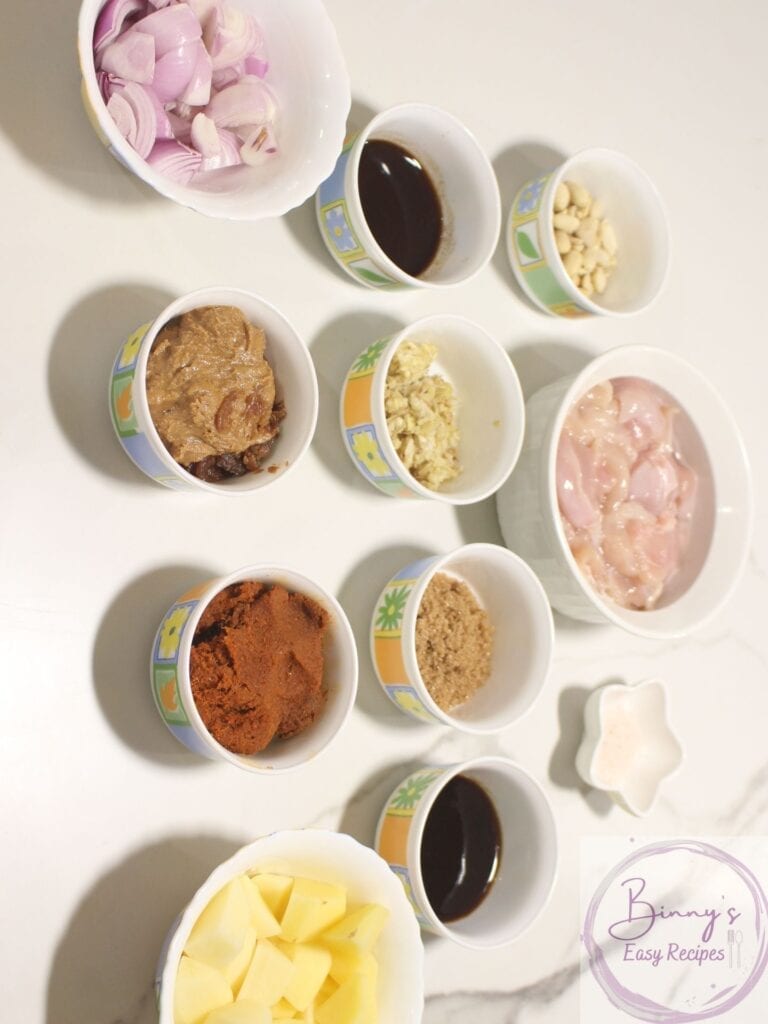 Easy Massaman Curry Ingredients