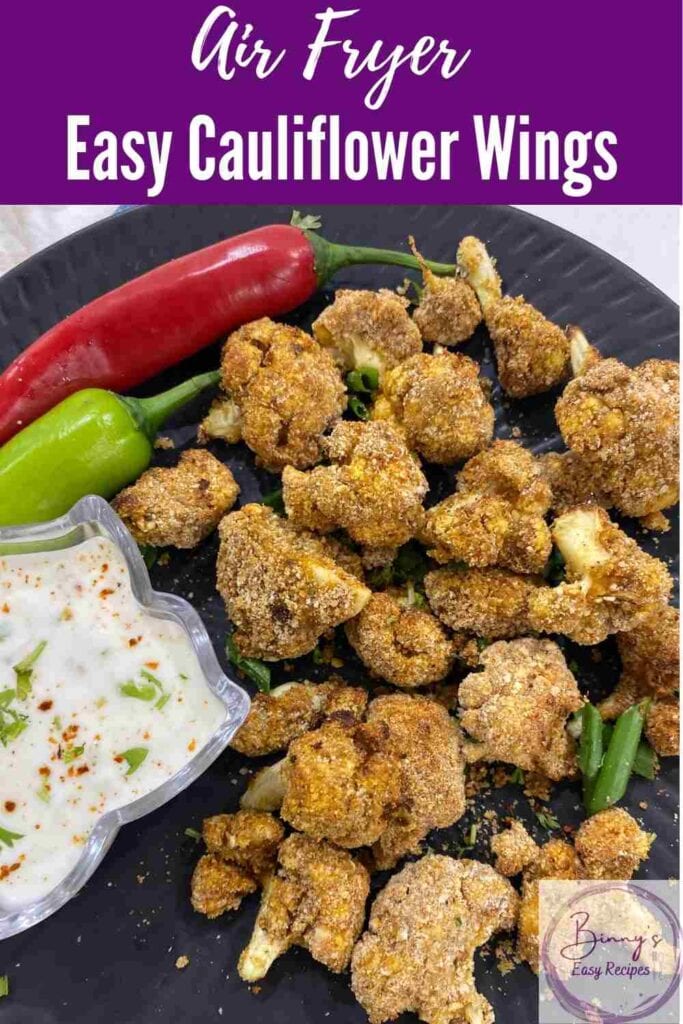 Easy Cauliflower wings