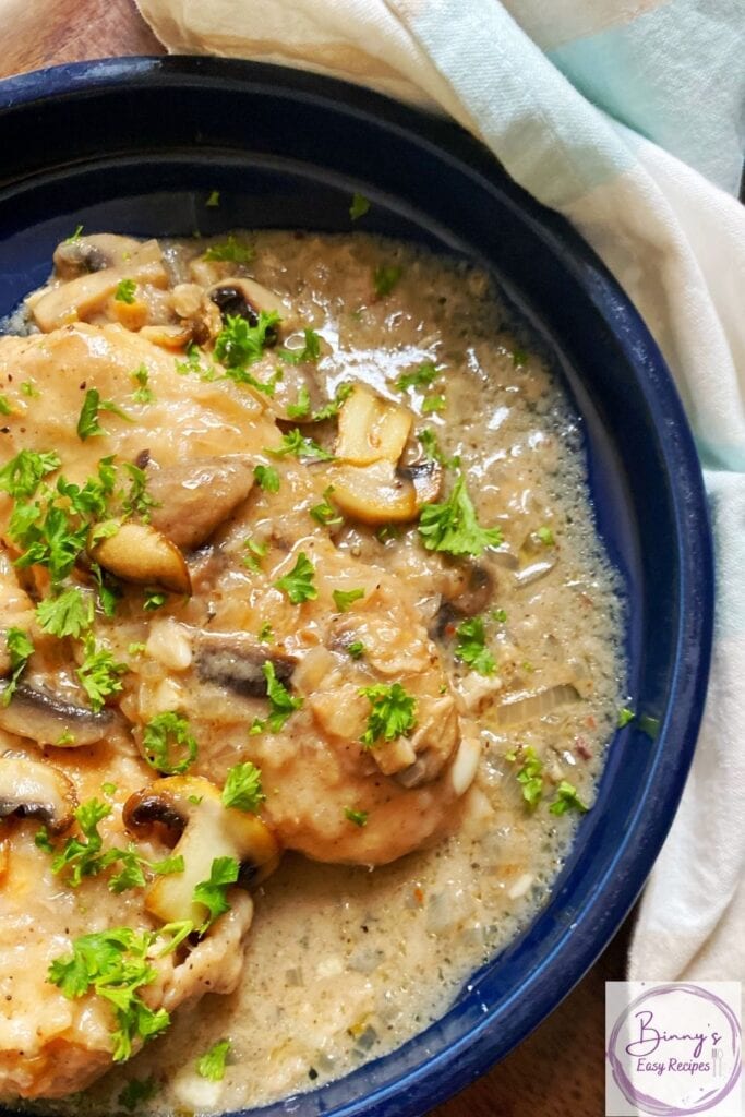 Instant pot Chicken Marsala