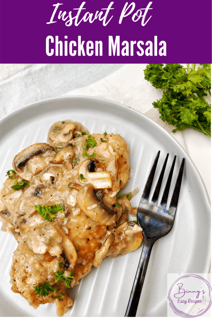 Instant pot Chicken Marsala